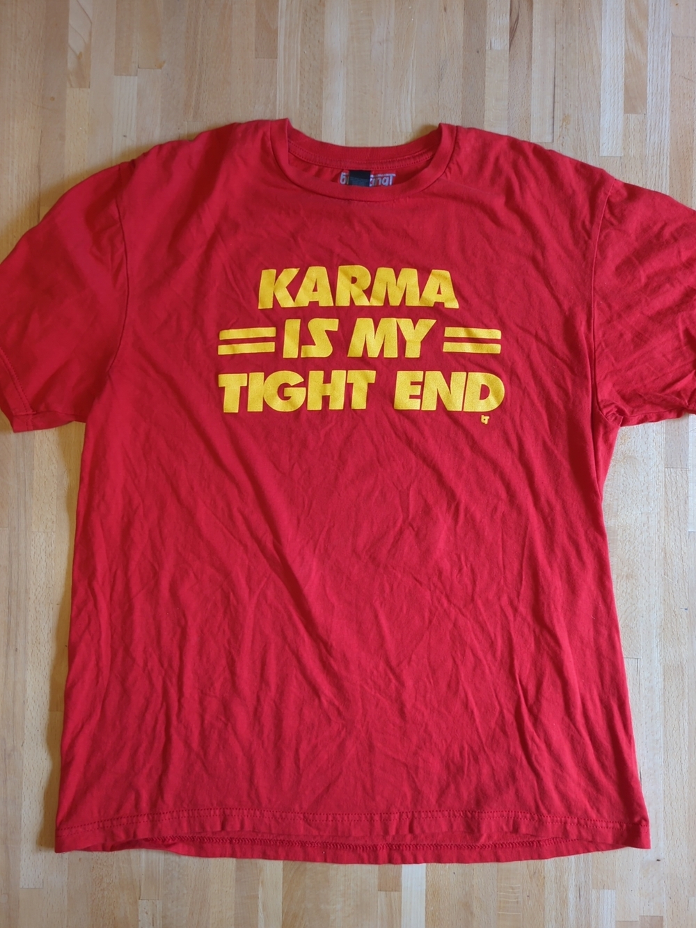 Karma Is My Tight End Taylor Swift Fan Tshirt L